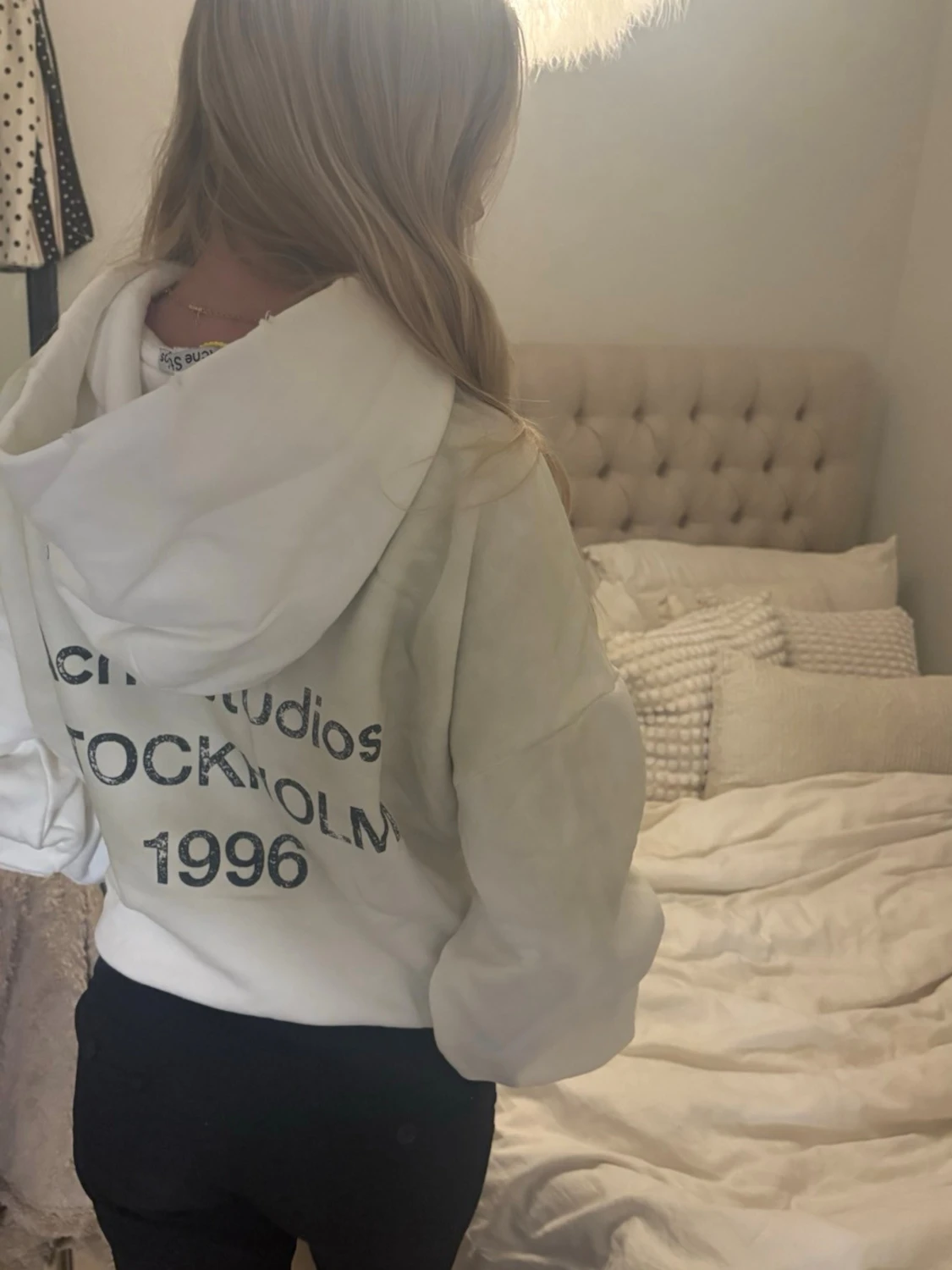 Vit hoodie  - 3
