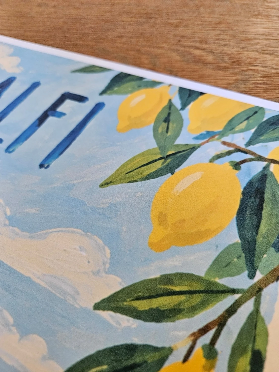 Amalfi limoncello poster A3 - 2