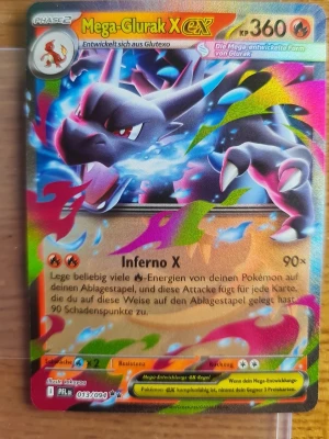 Mega Charizard X EX german  - Mega Charizard X EX german  German version