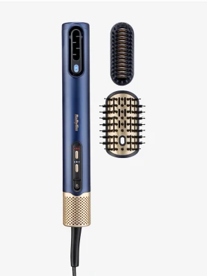 BaByliss Air Wand hårstyler blå/guld - Multifunktionell hårstyler från BaByliss i blått och guld. Kan användas som hårfön, plattång och volymborste. Nypris 1495