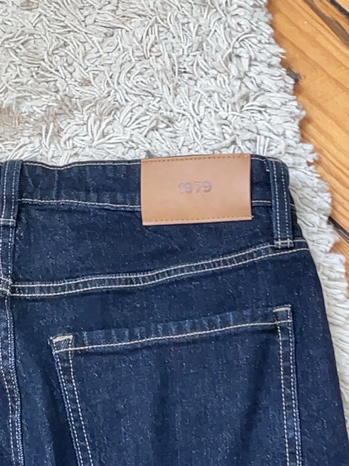 Mörkblå raka jeans 31/32 - 3