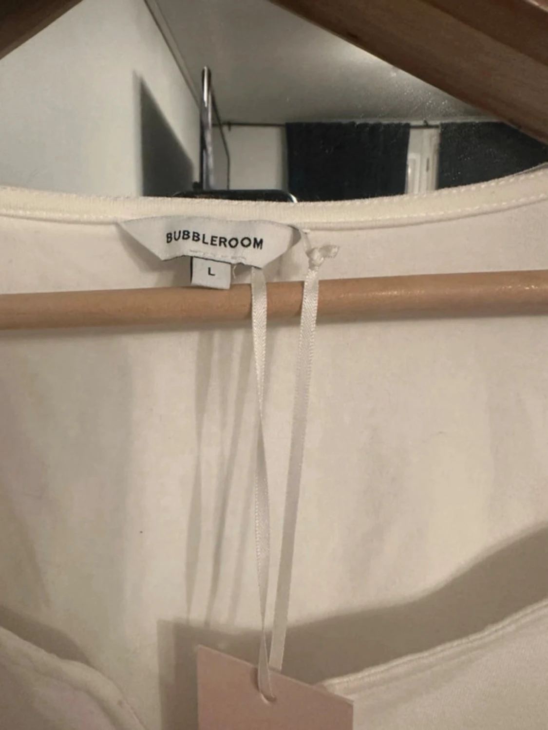 Vit långärmad topp från Bubbleroom - 1