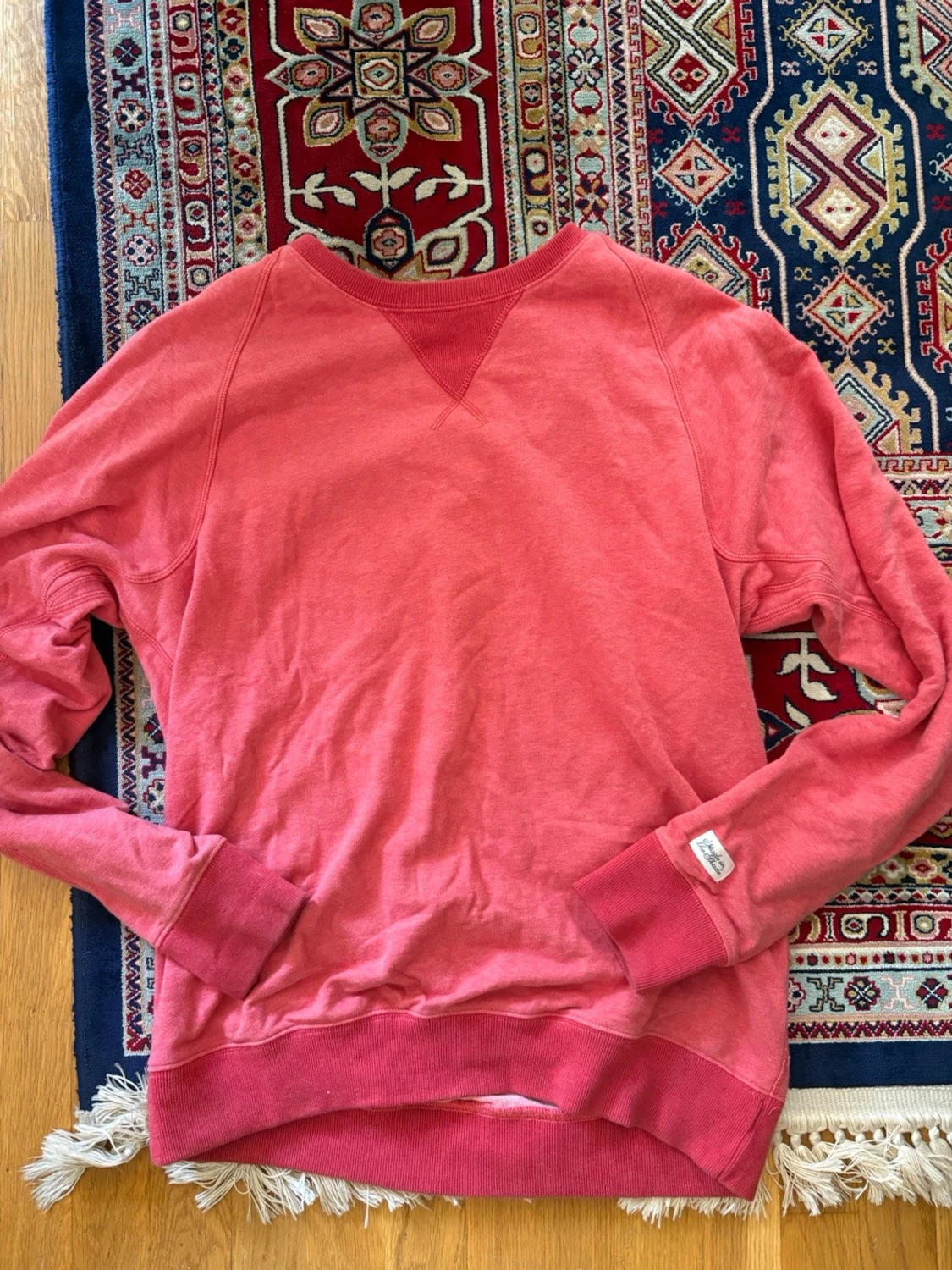 Sweatshirt med ribbade muddar - 3