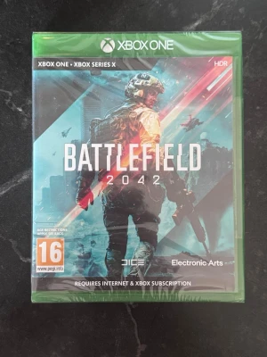 Battlefield 2042 - Xbox One - Säljer Spelet: Battlefield 2042 till Xbox One och Xbox Series X. Spelet är helt nytt och inplast. 