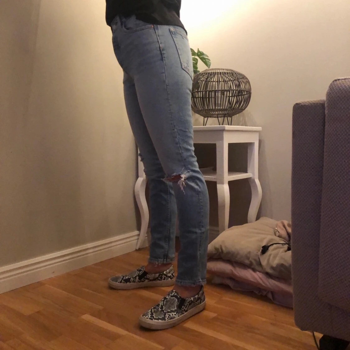 Snygga jeans med hög midja - 90