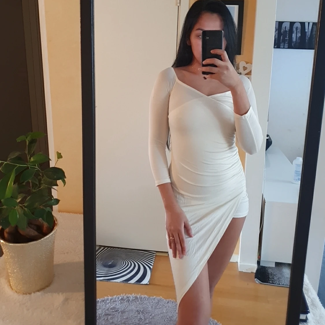 Vit klänning  - 90
