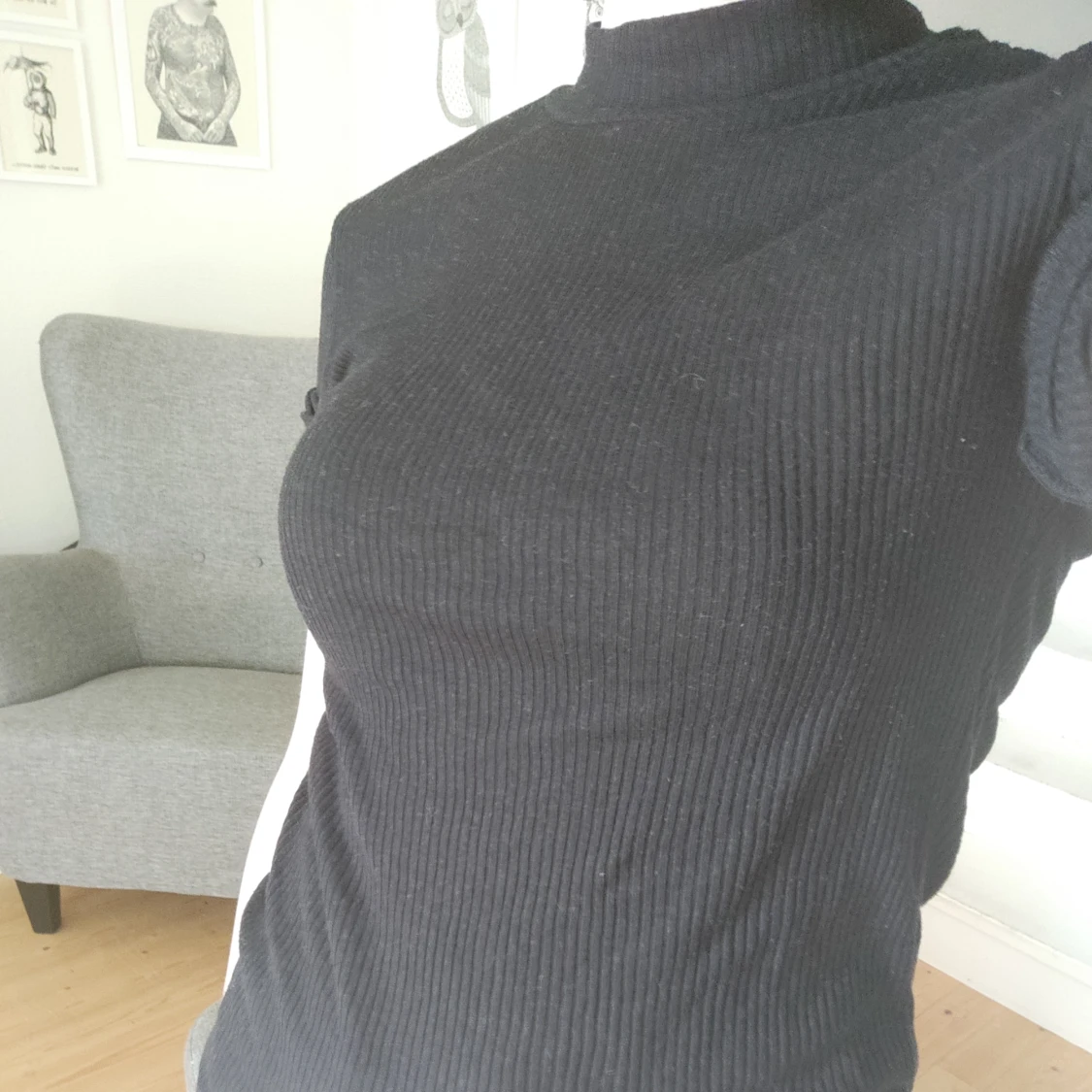 Ribbad t-shirt stl XS-S - 90