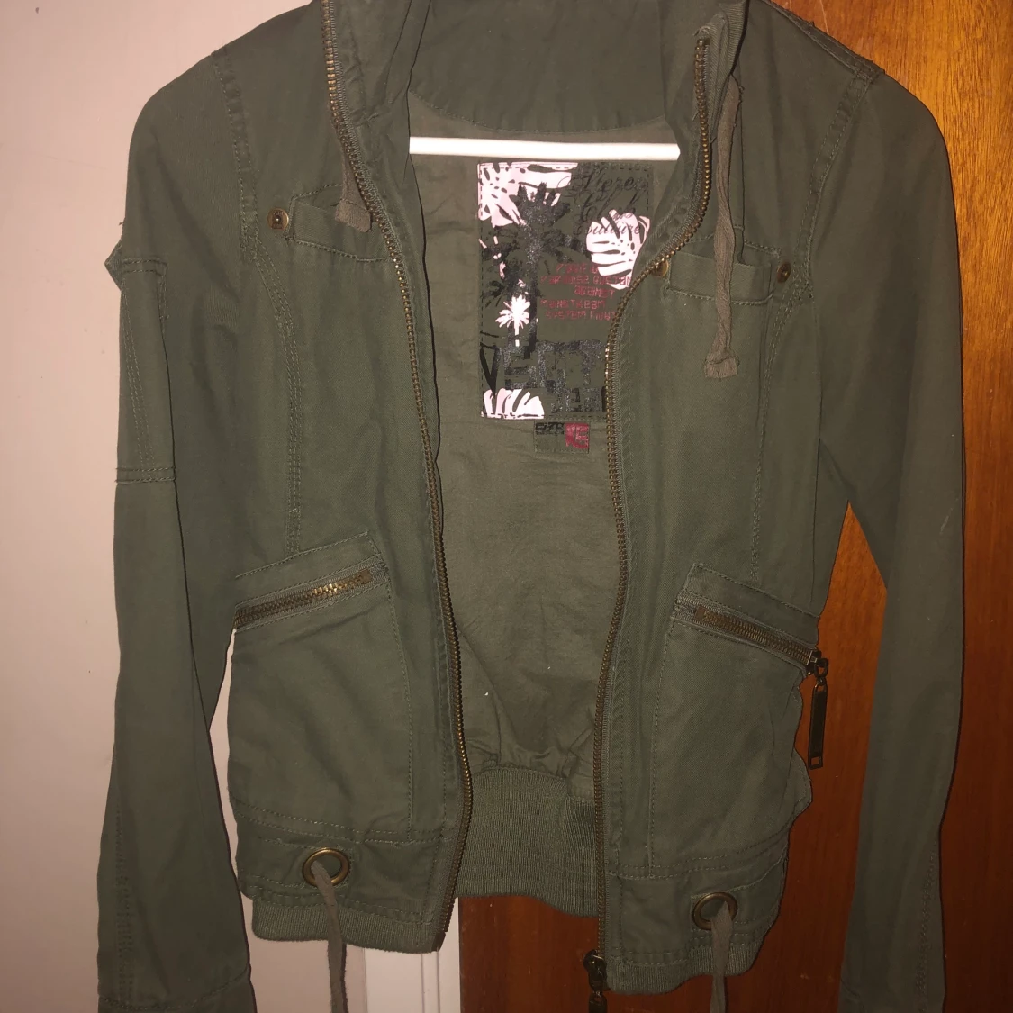 WSCT Jeans kakigrön jacka xs - 90