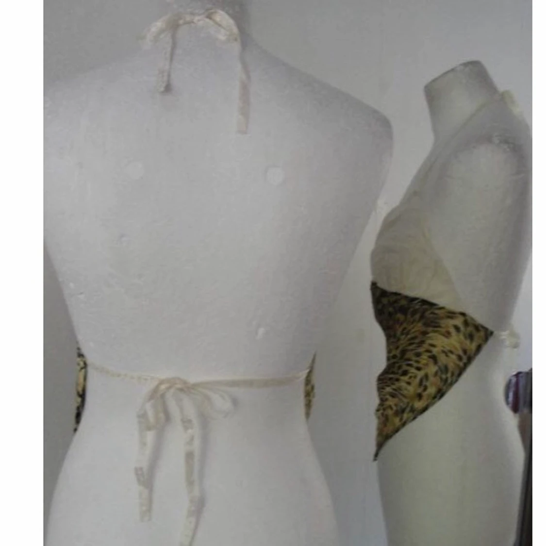 leopard halterneck topp stl 38-40 - 90