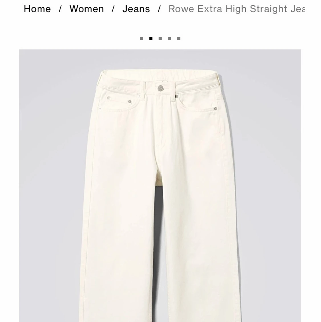 Rowe extra high straight jeans  - 90