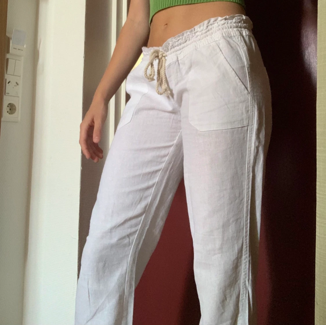 Linnebyxor storlek S