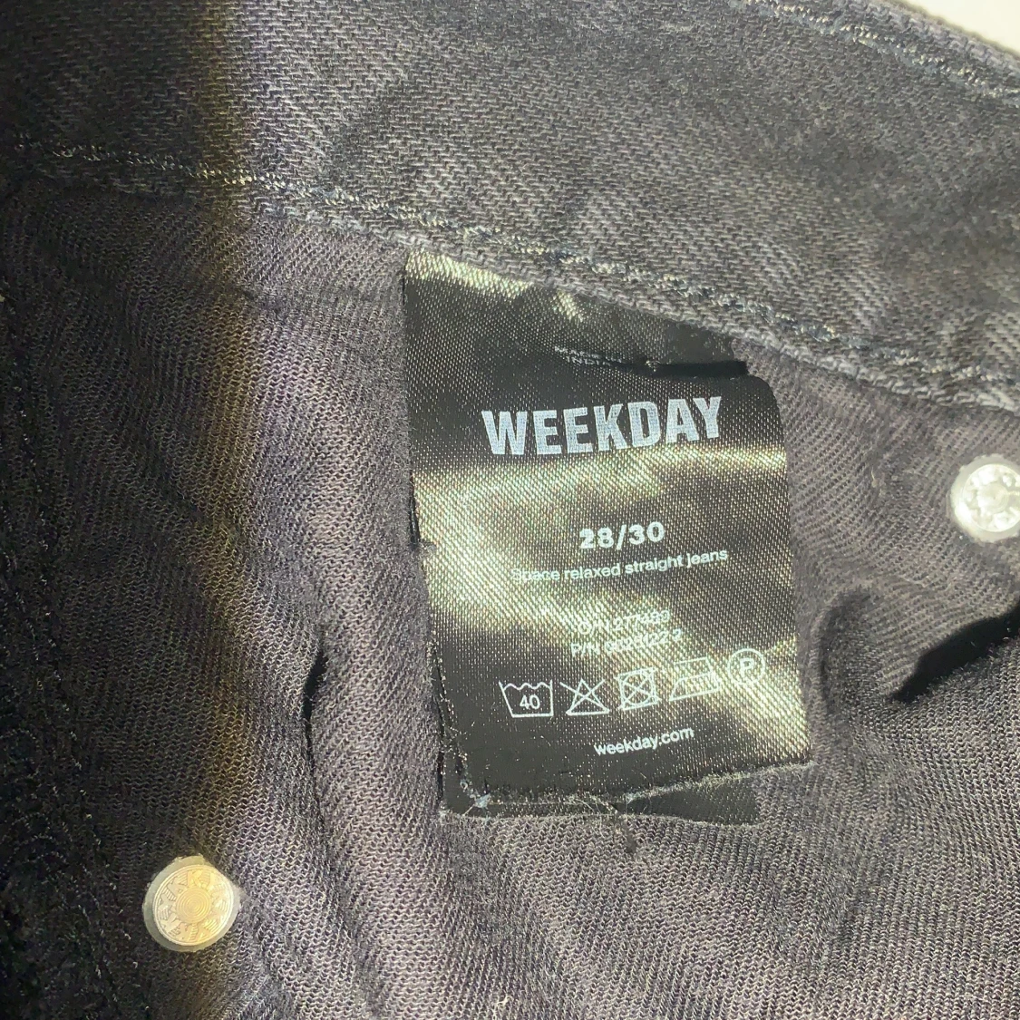 Weekday space relaxas straight jeans  - 91