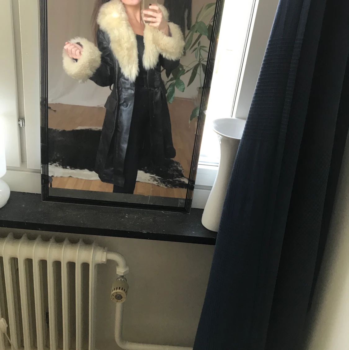 Skinn/pälsjacka - 90