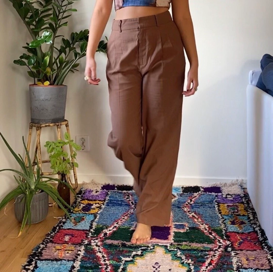 Bruna byxor s.38 - 91