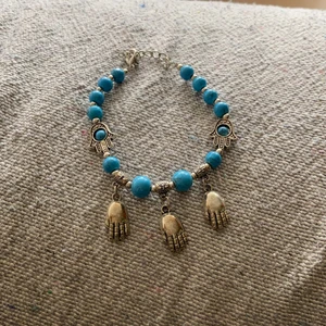 Blå armband från Marocko  - Armband från Marocko 