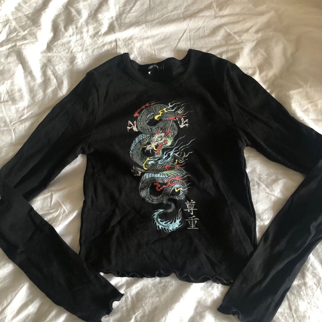 Långärmad med draktryck