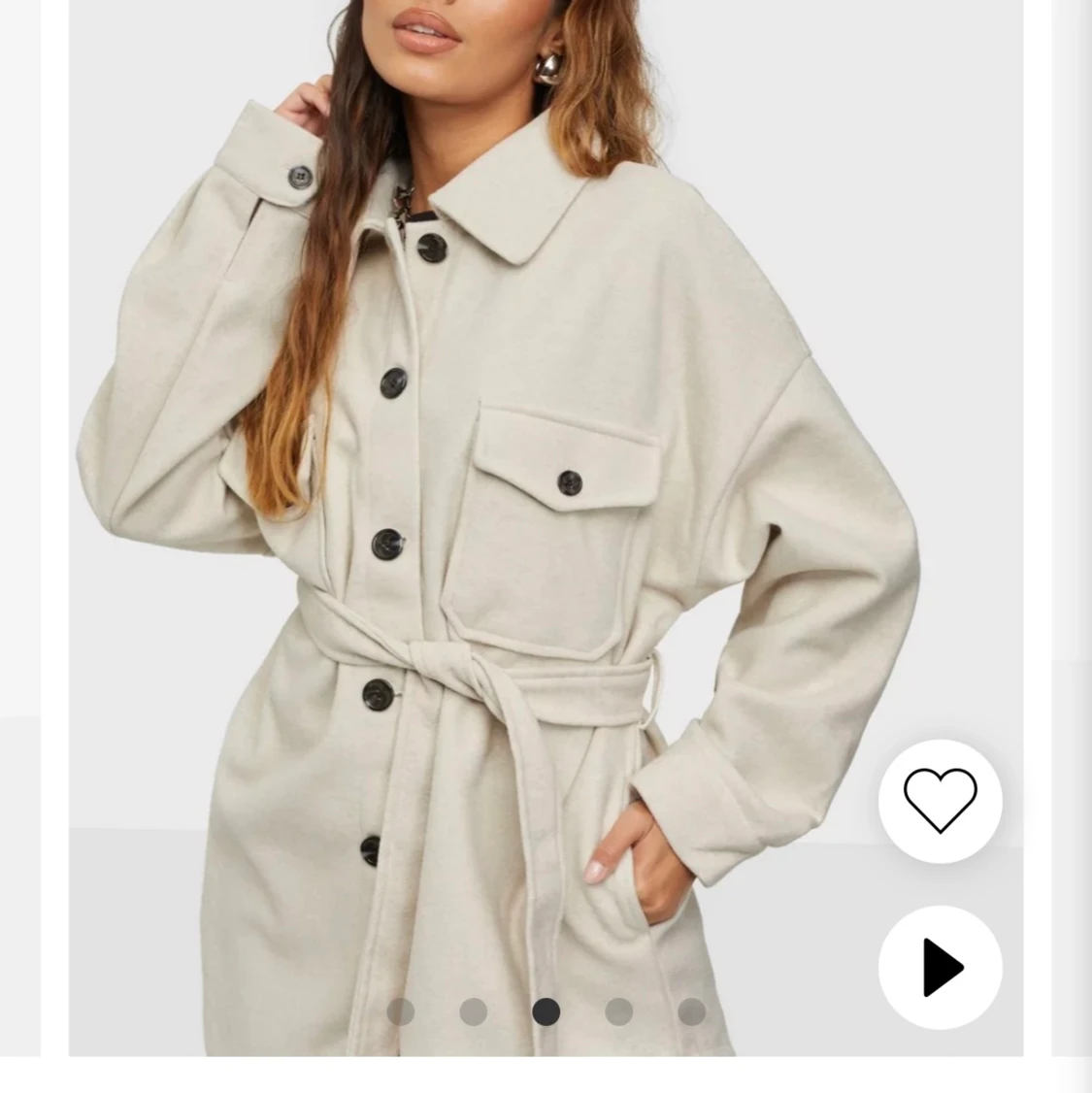 Skjortjacka NLY trend storlek 36 - 90