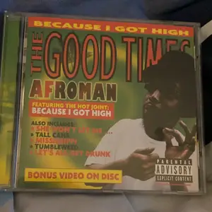Afroman the good times cd disk provad en gång låter bra och ljudet har bra quality 