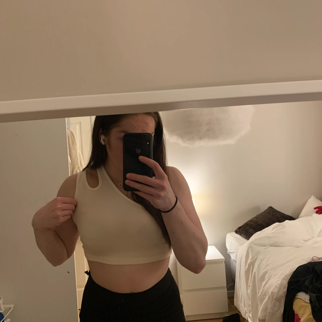 Linne med en arm och detalj