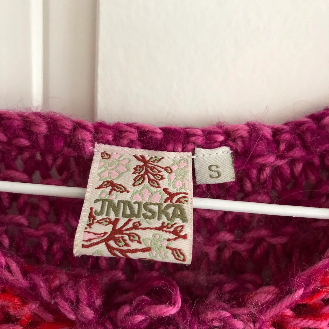 Färgglad stickad tröja  - 91