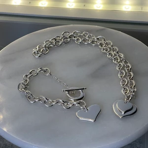 Silver set  - Silver set stämplad 925✨ armband + halsband 80kr