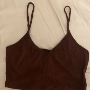 Chokladbrunt linne  - Chokladbrunt linne i storlek S