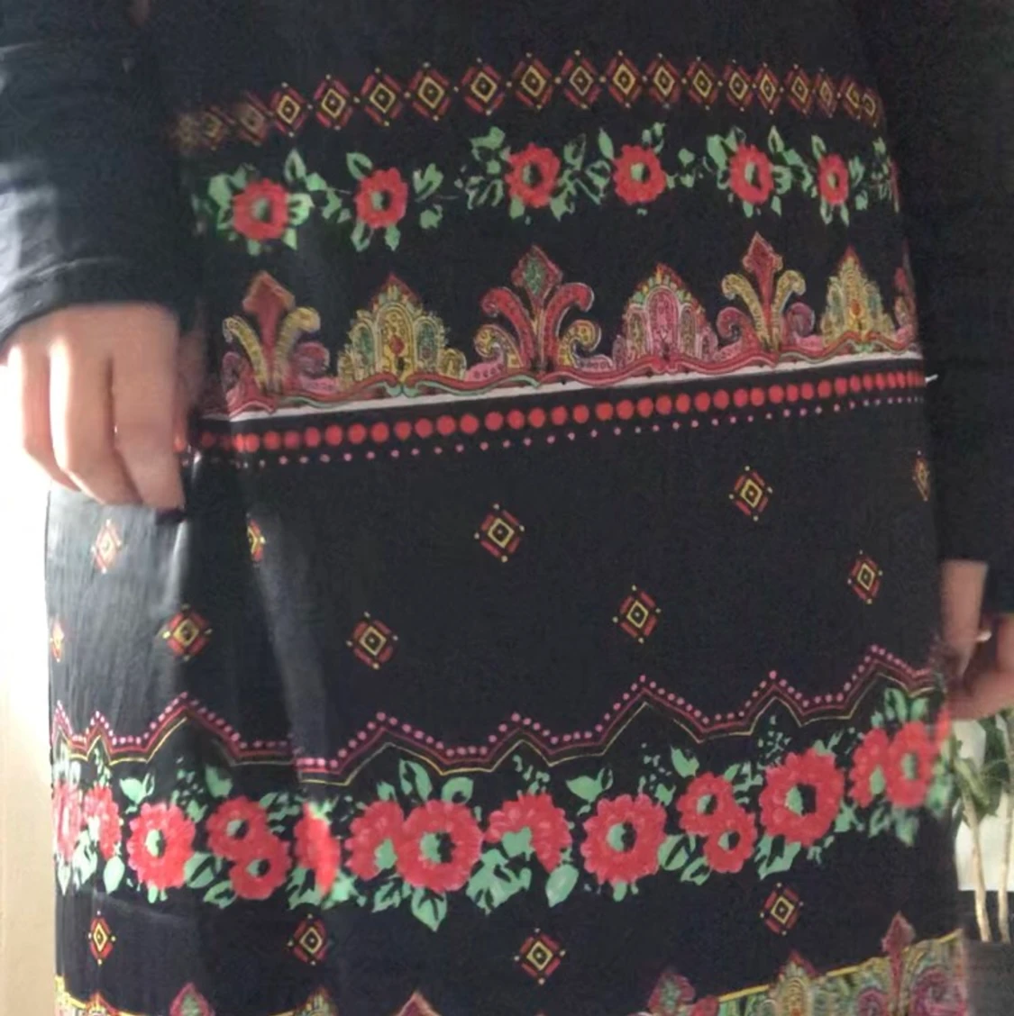 Vintage bohemisk maxi kjol  - 91