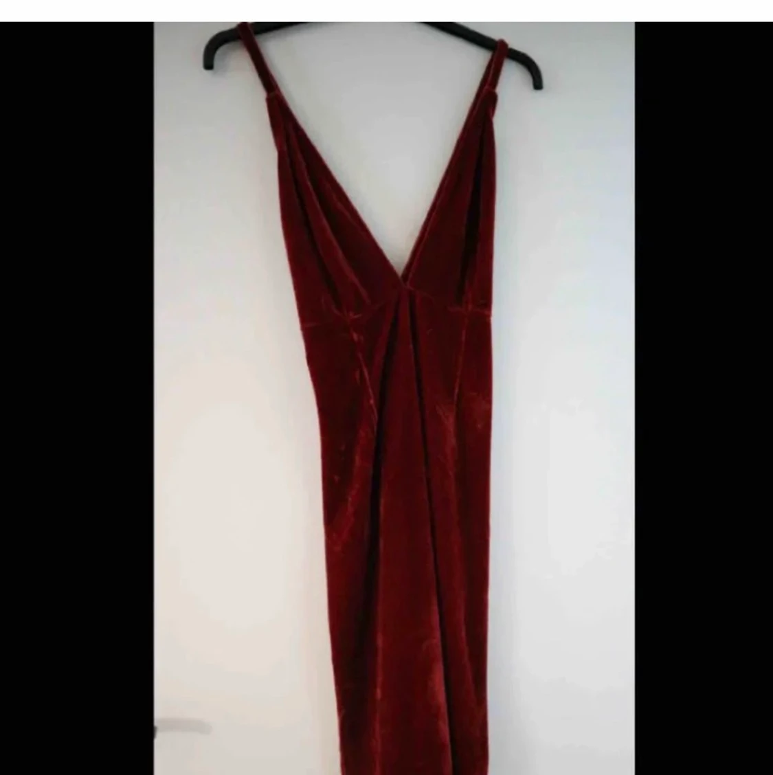 Röd Velvetklänning