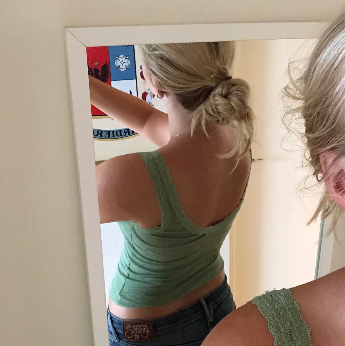 Grön söt topp - 90