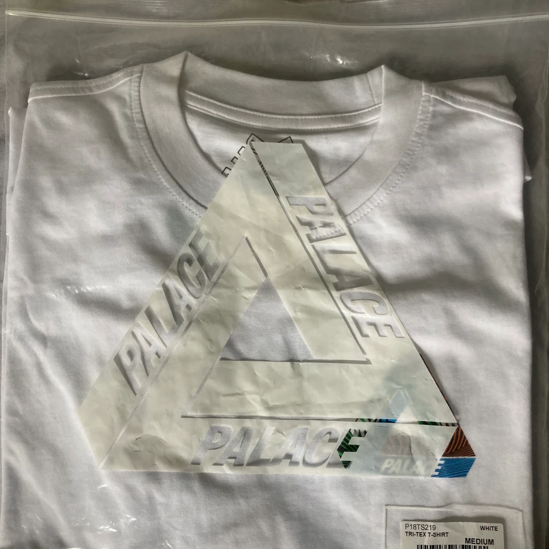 Palace Tri-Tex vit t-shirt helt ny M - 91