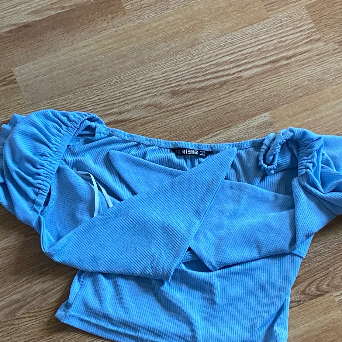 Blå shein topp - 90