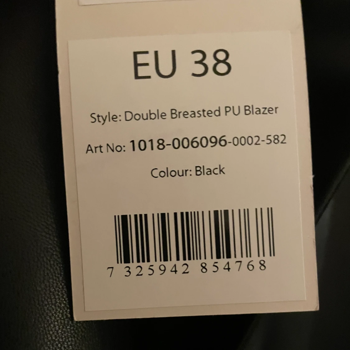 Läder kavaj från Nakd - 90