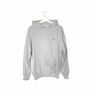 Hoodie - Vintage oversized hoodie i snygg retro grå!