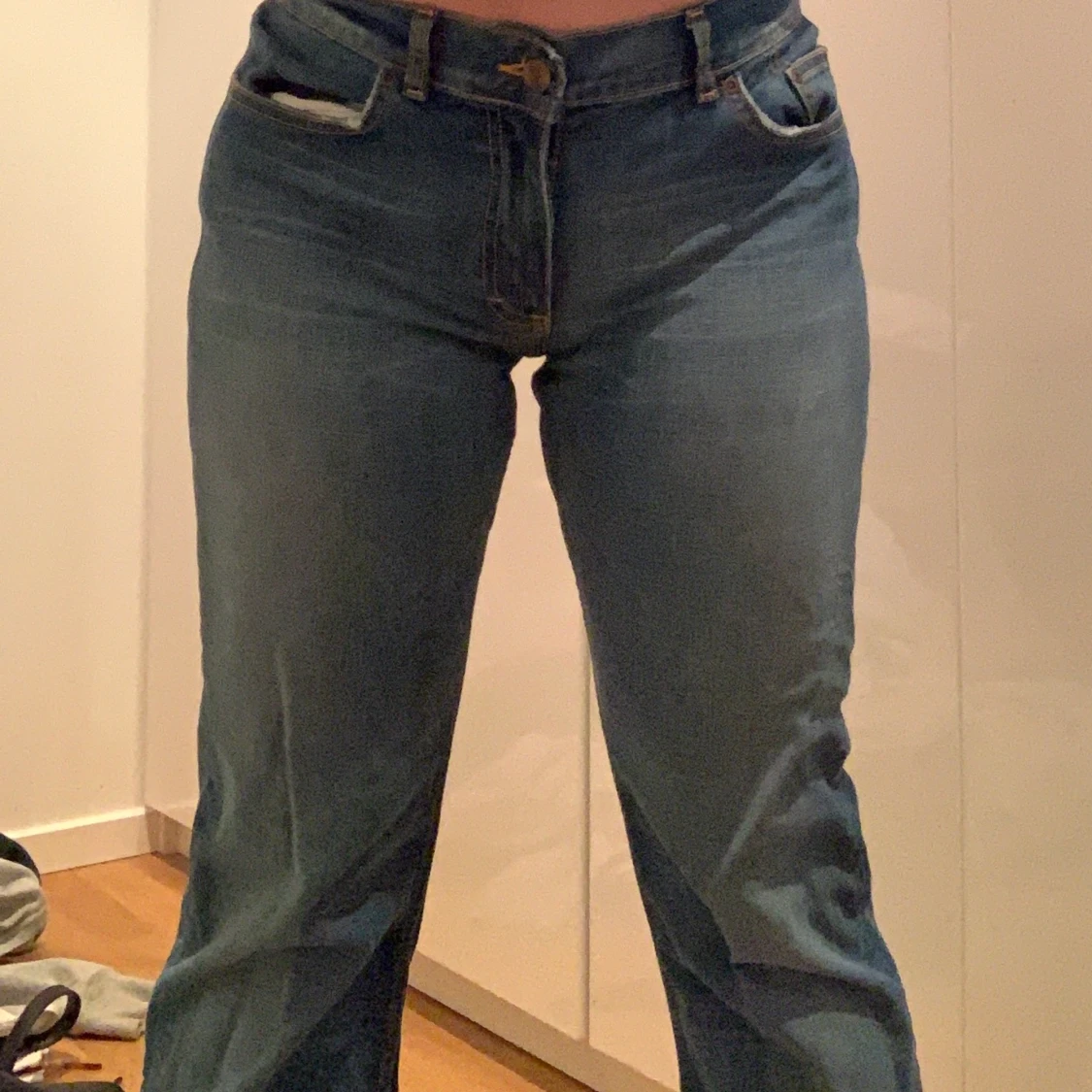 Lågmidjade jeans