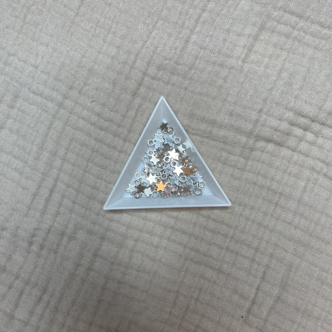 silvriga stjärn berlocker