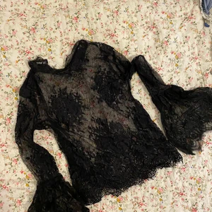 Genomskinlig blus - Blus strl xs-s 