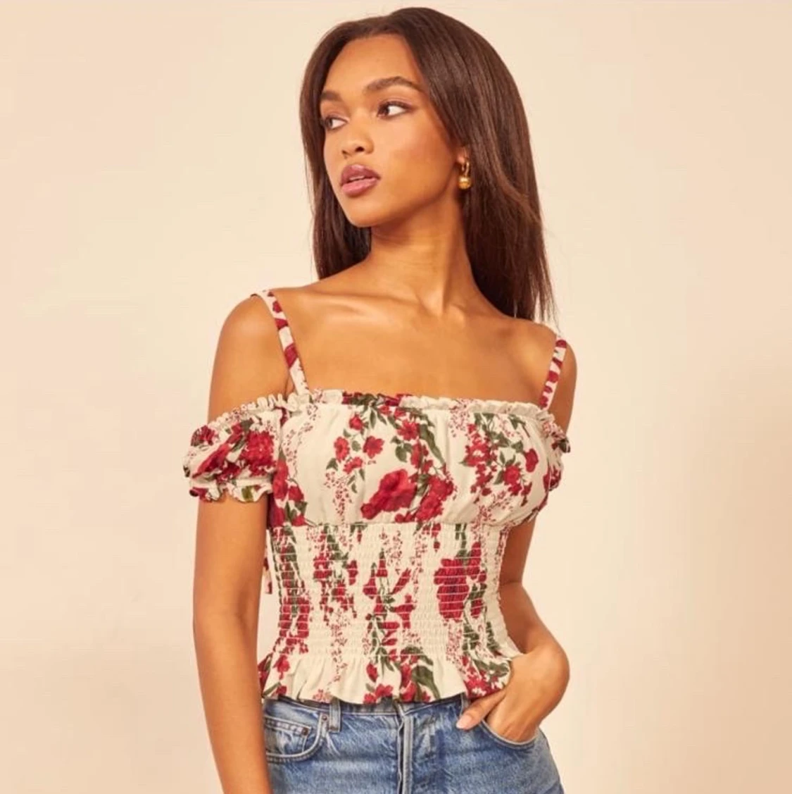 En topp från Reformation ❤️ storlek S 