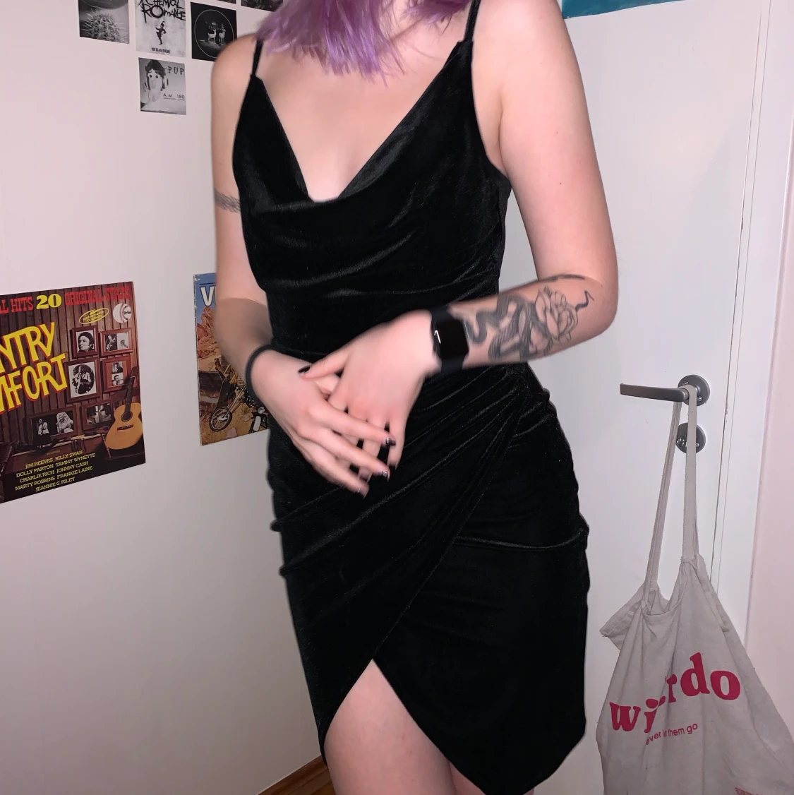 Svart festklänning - 90