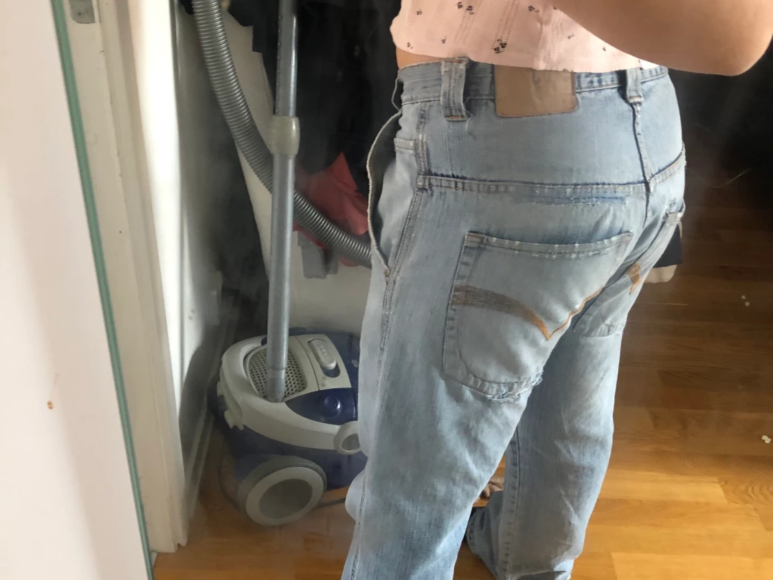 ett par jeans jag köpt ifrån plick  - 91
