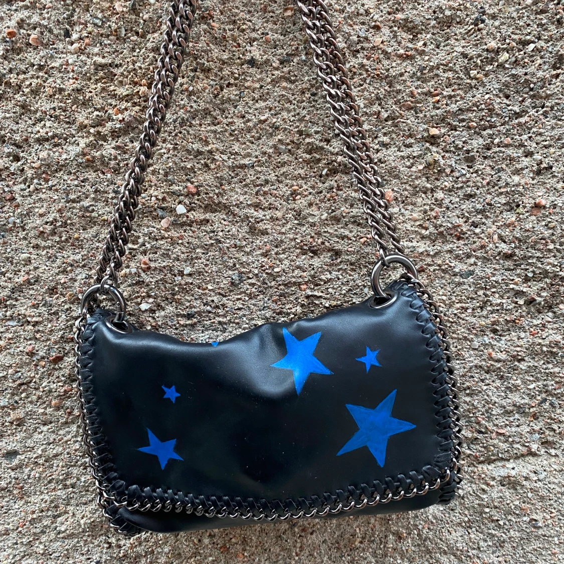 Axelväska med tryck - 90