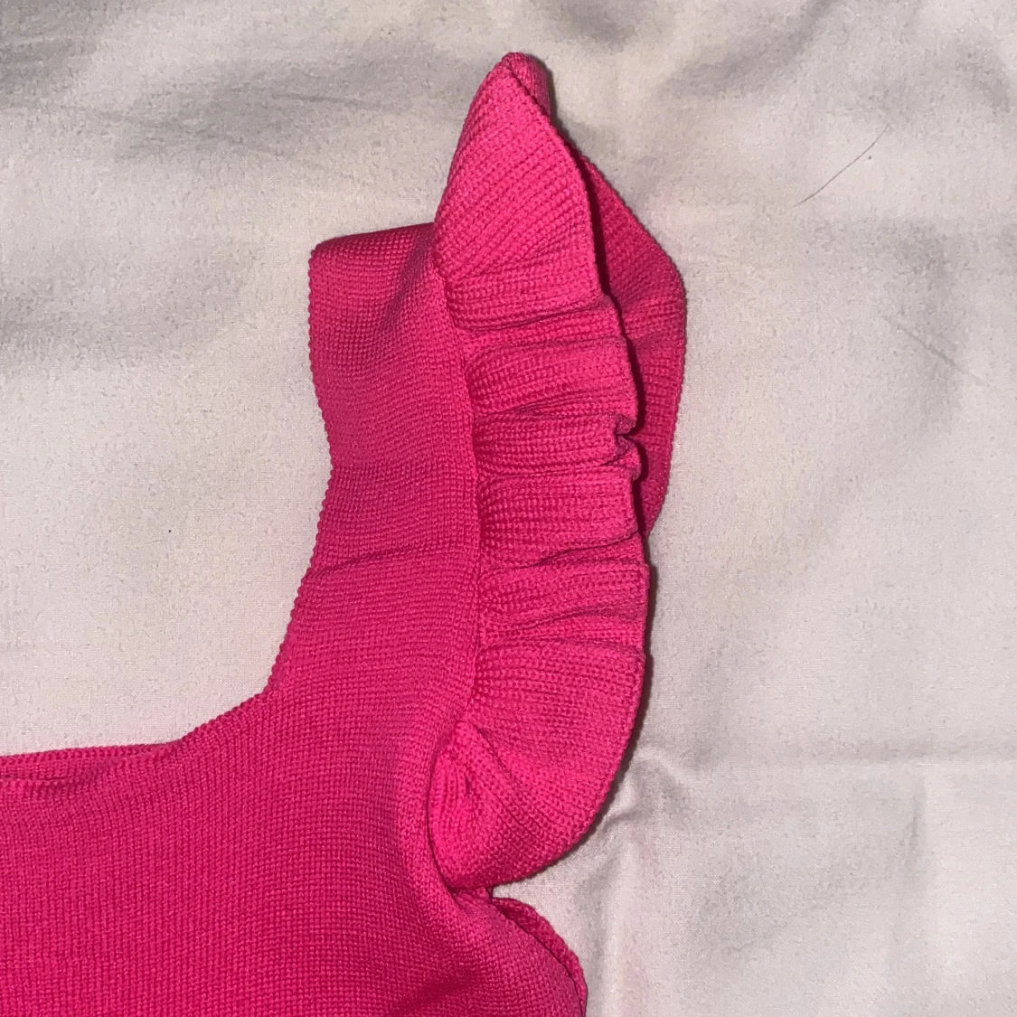 Oanvänd rosa topp - 90