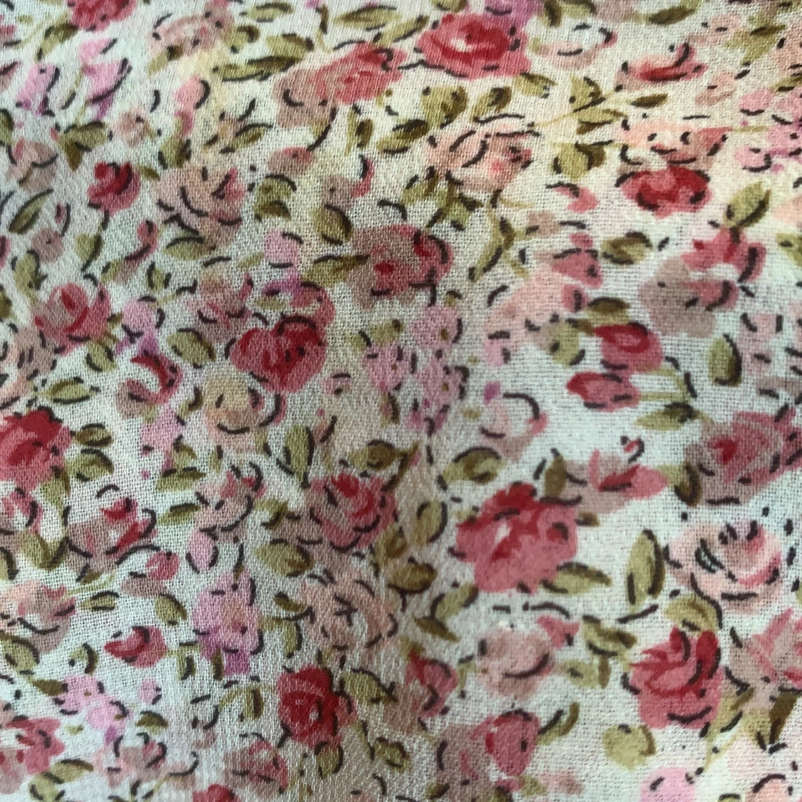 Blommig ärmlös blus strl xs - 91