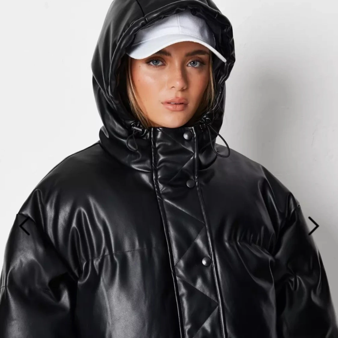 Faux läder jacka - 90