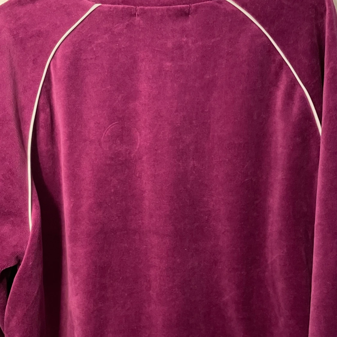 Velour Zip Hoodie Purple XL - 91