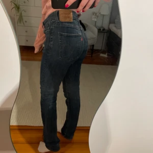Raka levis jeans - Långa raka blå Levis vintage jeans. Jag är 166cm och de går bra ner över mina fötter.