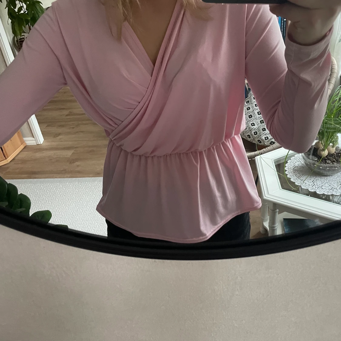 Skön ljusrosa tröja - 91