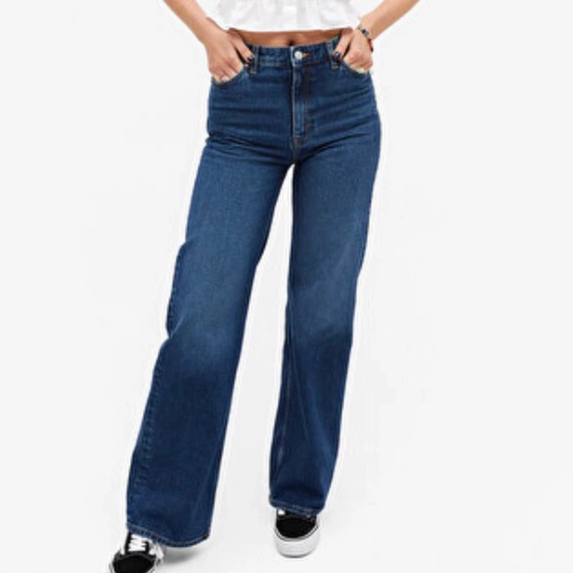 Blåa jeans