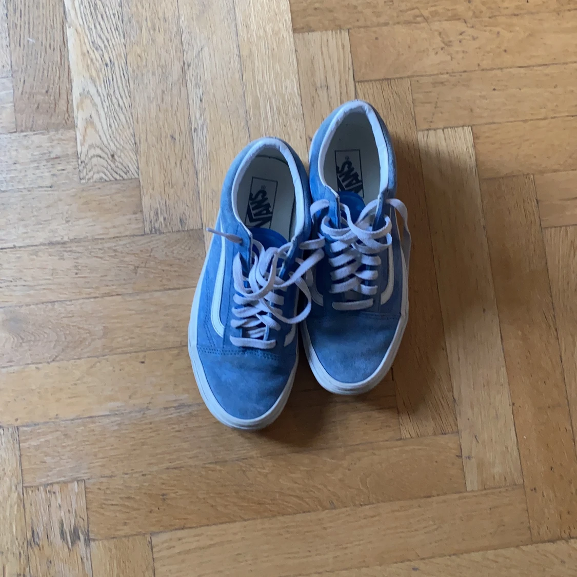 Blåa låga vans - 91