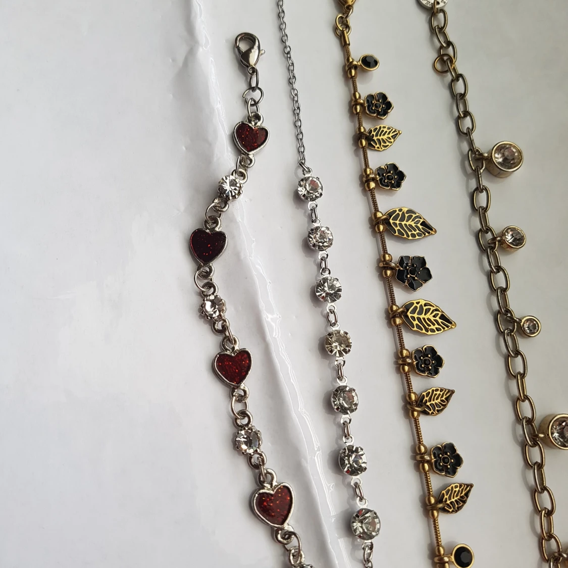 Superfina armband/fotlän  - 90