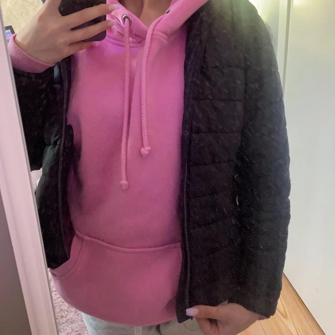 Svart höst/vår jacka